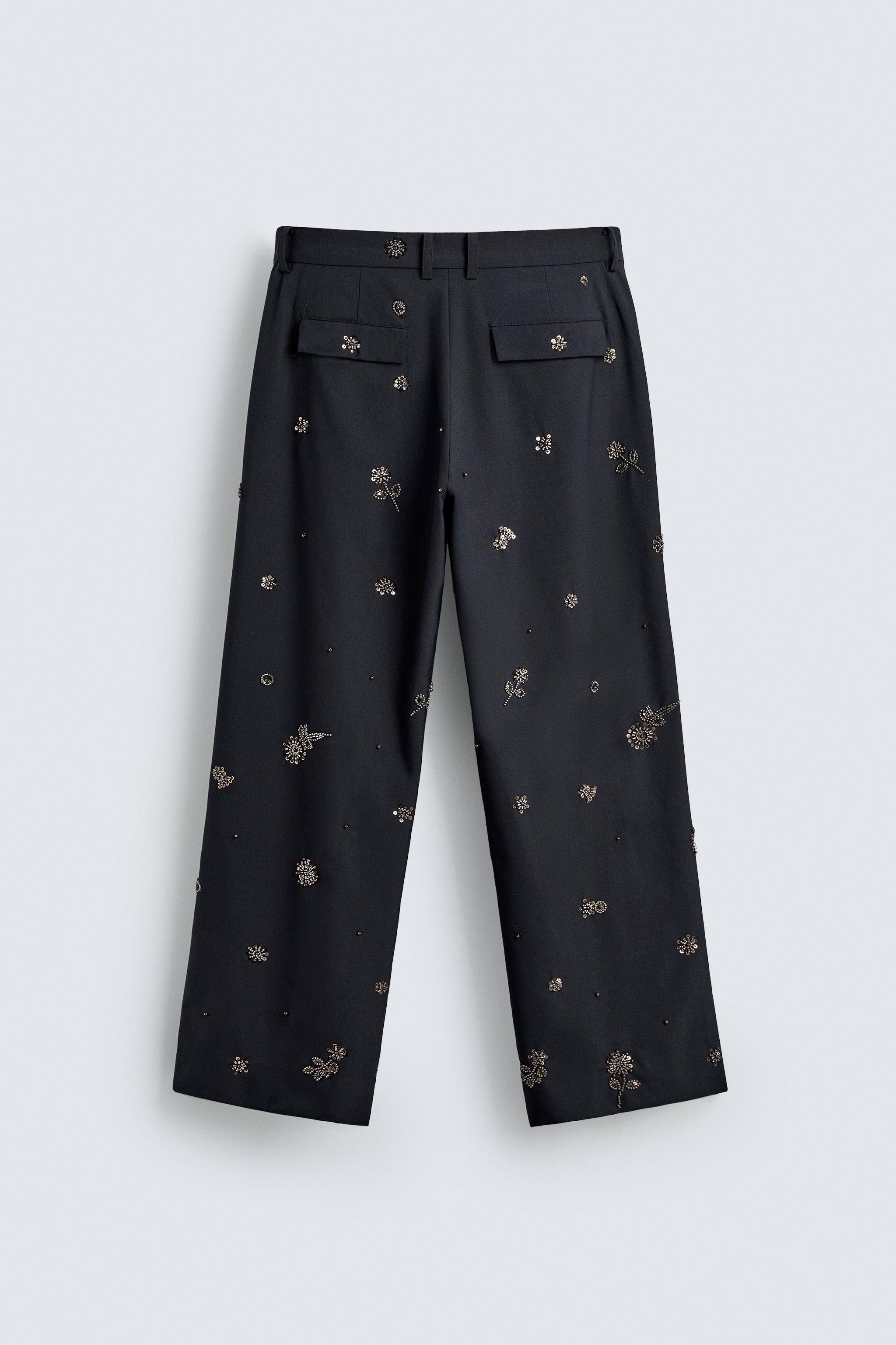RELAXED FIT SEQUIN PANTS LIMITED EDITION